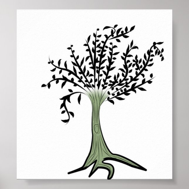 Green tree poster (Front)