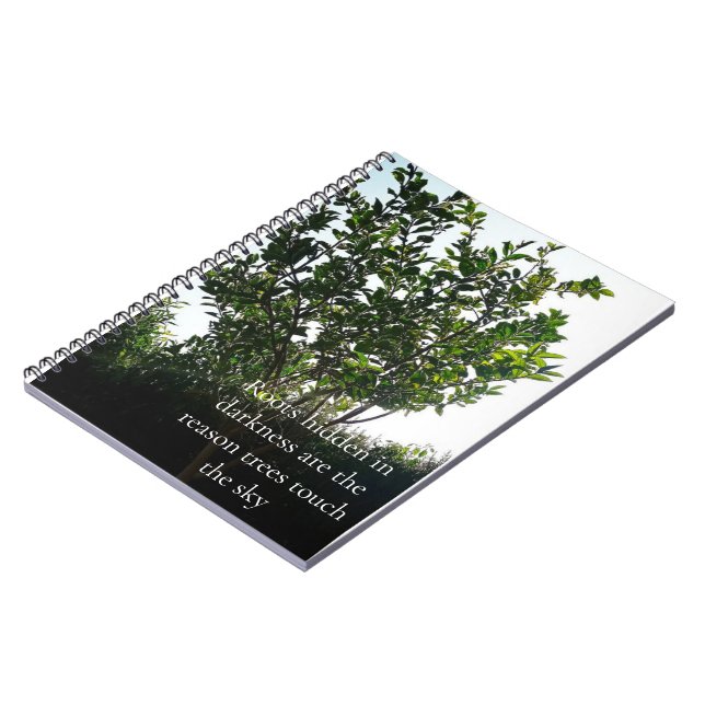 Green Tree Quote Notebook (Left Side)