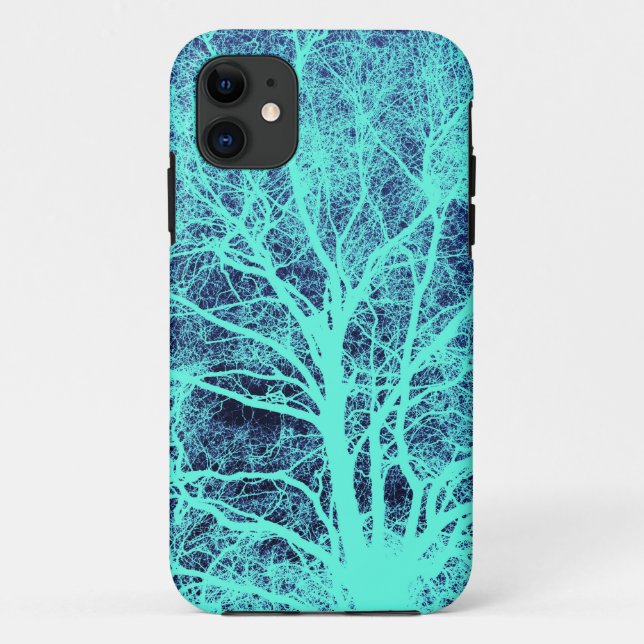 Green tree silhouette Case-Mate iPhone case (Back)