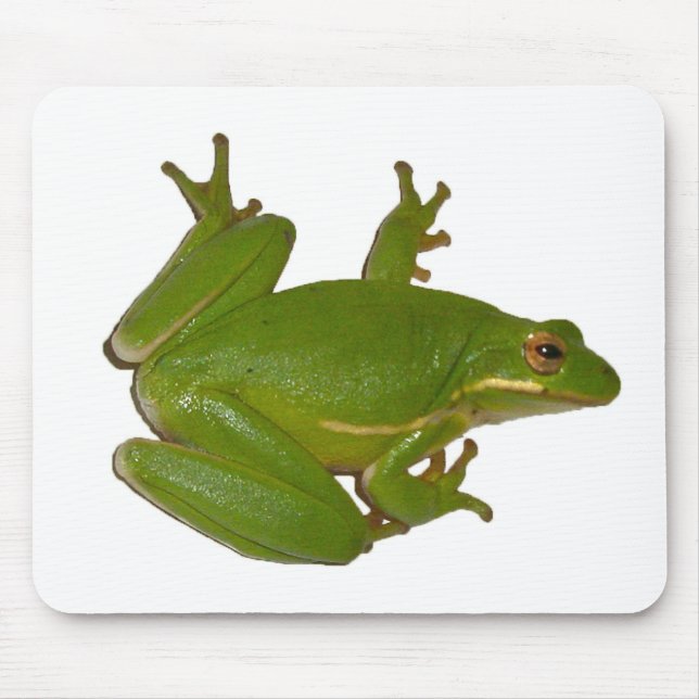 Green Treefrog Mousepad (Front)