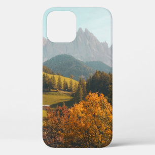 GREEN TREES AND GRASS FIELD iPhone 12 CASE