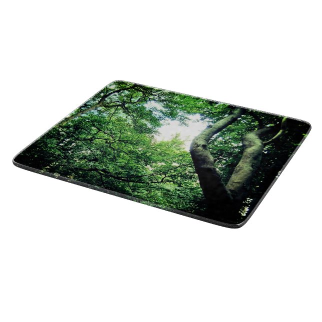 Green trees cutting board (Corner)