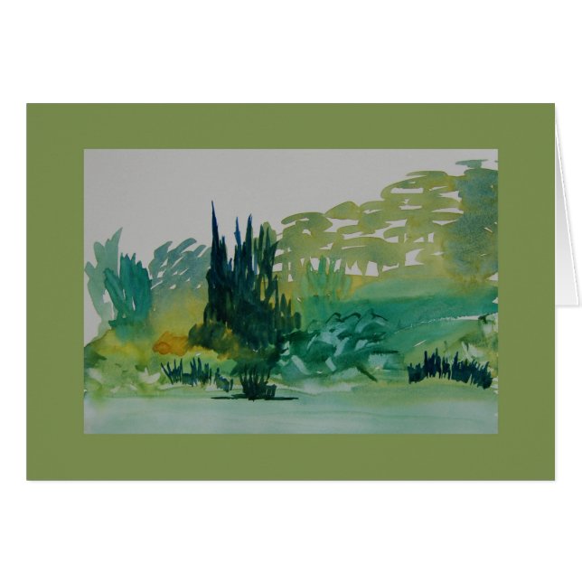 Green Trees in Corbières (Front Horizontal)