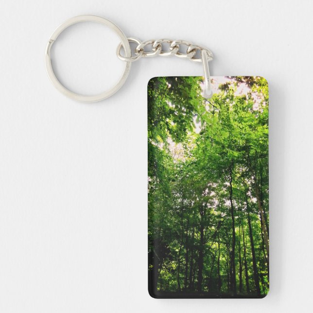 Green trees key ring (Front)