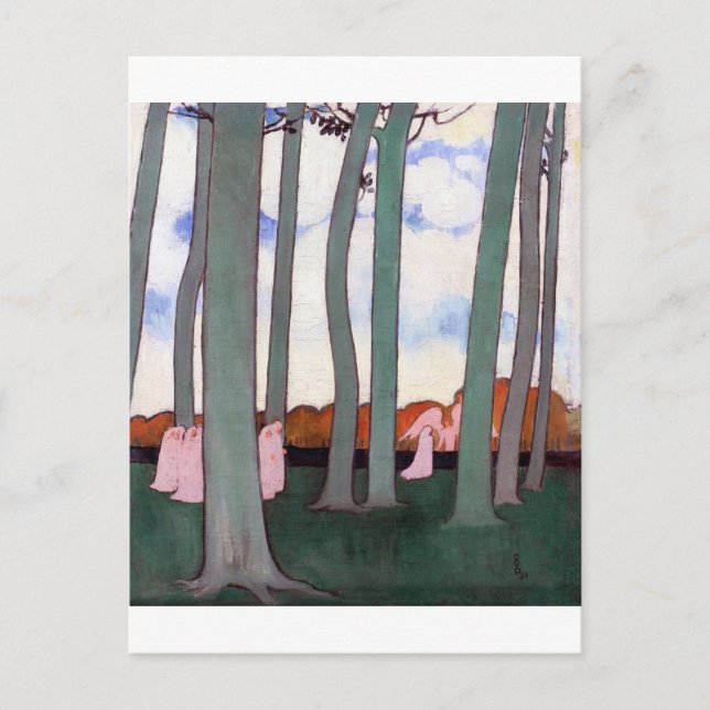 Green Trees, Maurice Denis Postcard (Front)