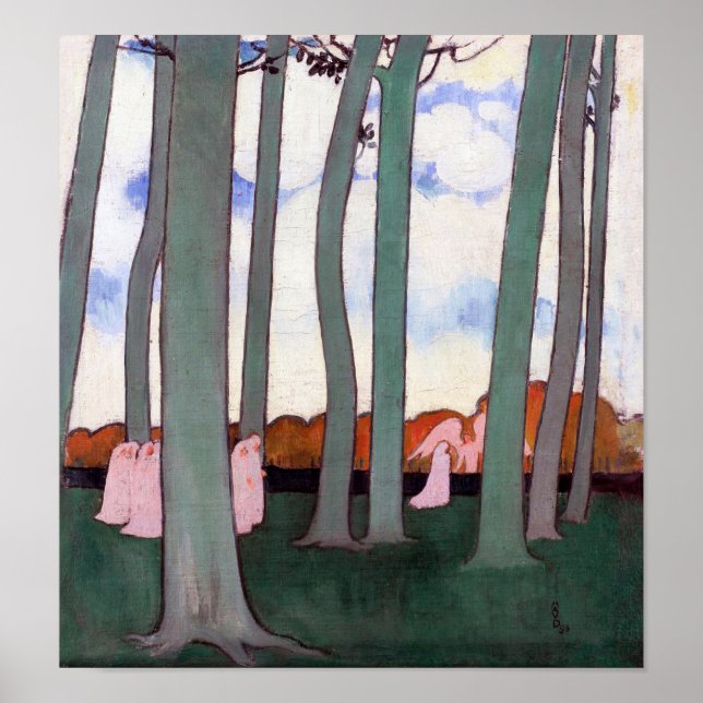 Green Trees, Maurice Denis Poster (Front)