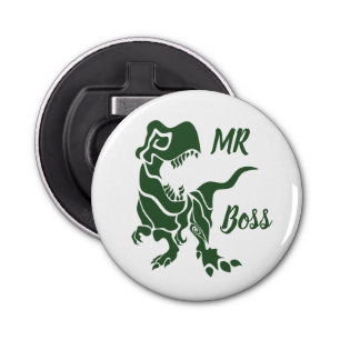 Green Trex the Boss Dino Bottle Opener