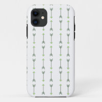 Green Tribal Arrow Pattern