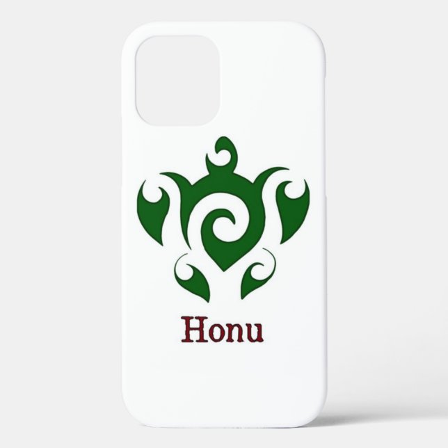 Green Tribal Hawaiian Sea Turtle Case-Mate iPhone  Case-Mate iPhone Case (Back)