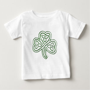 green tribal shamrock infant bodysuit