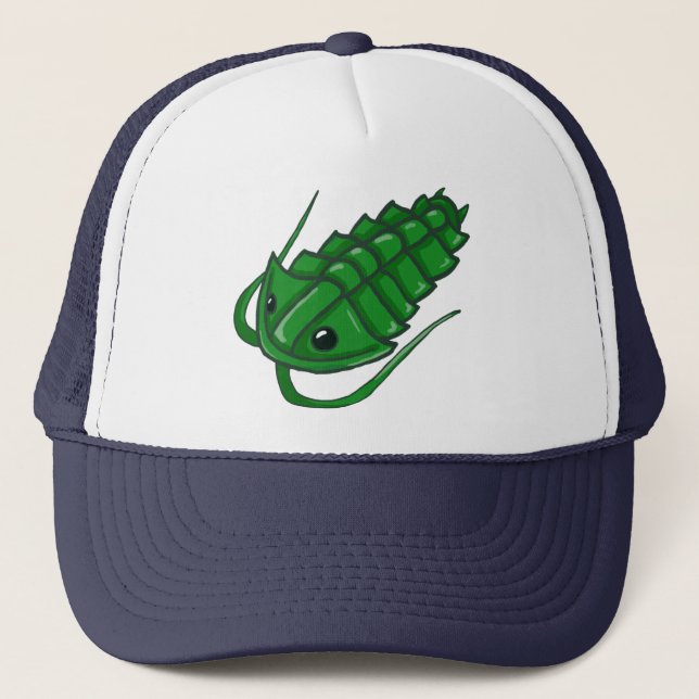 Green Trilobite Trucker Hat (Front)