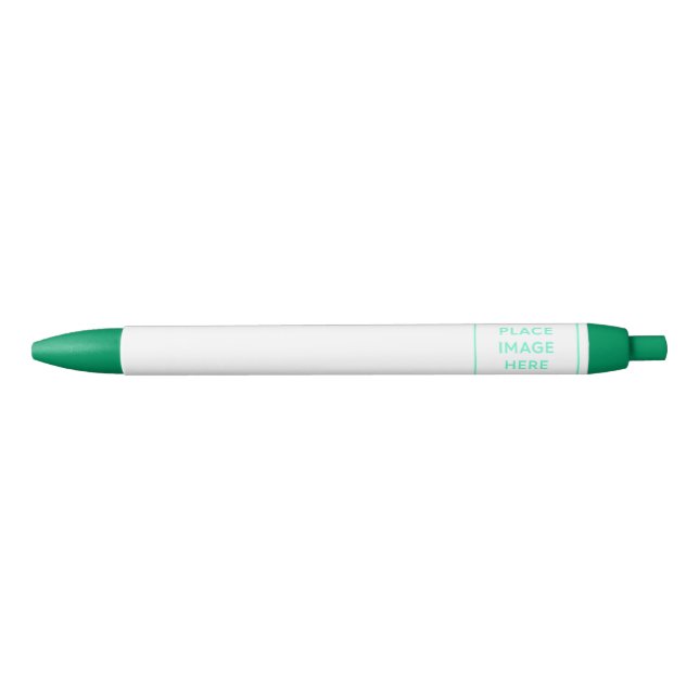 Green Trim Pen, Black Ink Pen (Front)