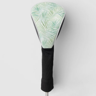 Green Tropical Leaves Aloha  Golf Head Cover