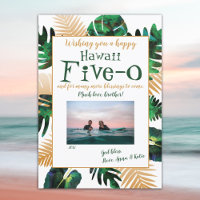 Green Tropical Leaves Hawaii Five-0 50th Birthday