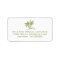 Green Tropical Twin Palm Trees RSVP Address Labels