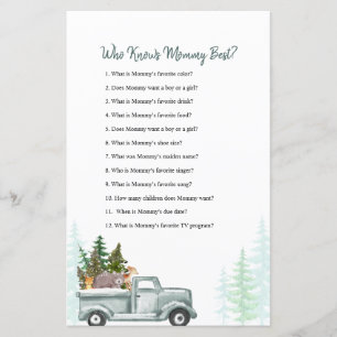 Green Truck Woodland Who Knows Mummy Best Game