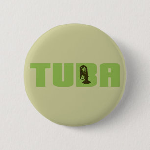 Green Tuba Button