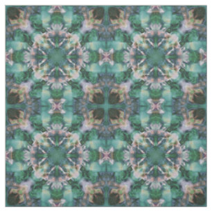Green-turquoise ornament fabric
