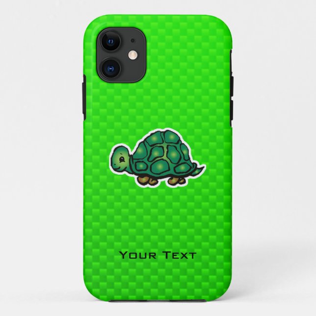Green Turtle Case-Mate iPhone Case (Back)