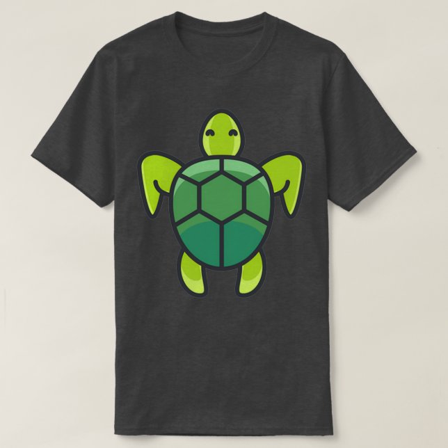 green turtle classic T-Shirt (Design Front)