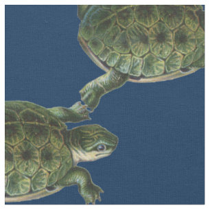 Green Turtle Fabric
