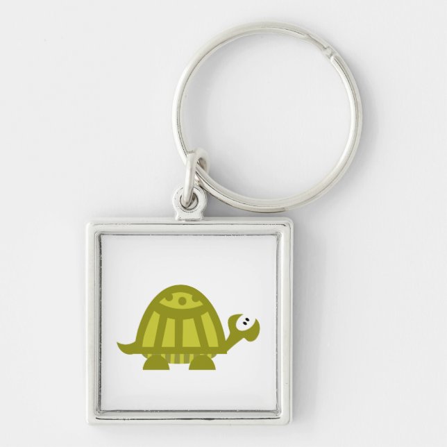 Green Turtle Key Ring (Front)