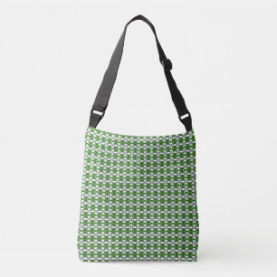 Green Turtle Pattern Crossbody Bag