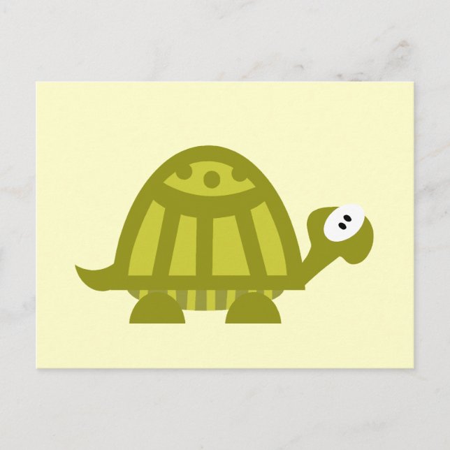 Green Turtle Postcard (Front)