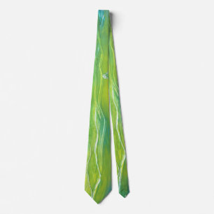 Green twist tie