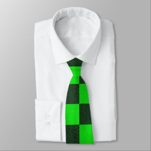 Green Two Toned Mosaic, Neck Tie