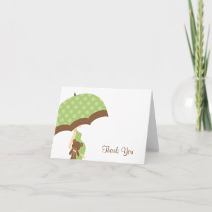 Green Umbrella Note Cards