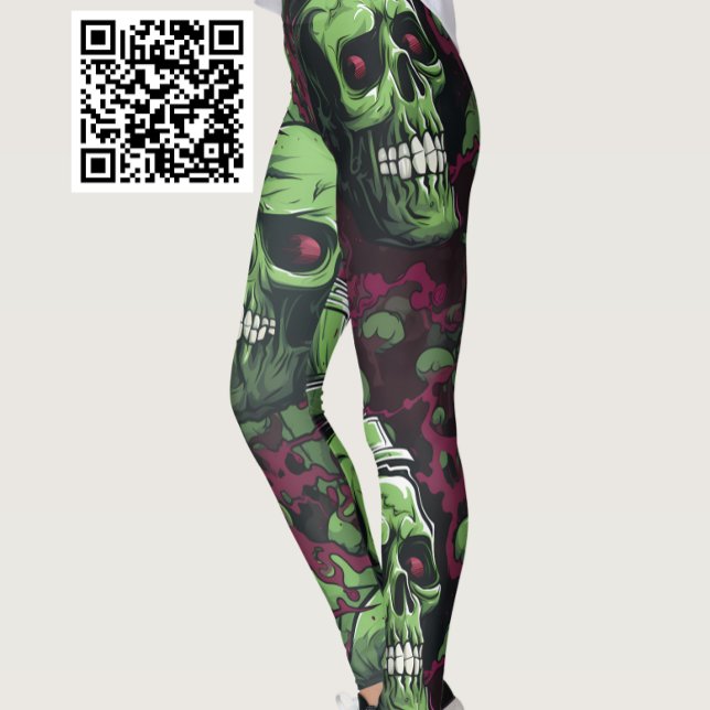 Green Undead Zombie Leggings (Creator Uploaded)
