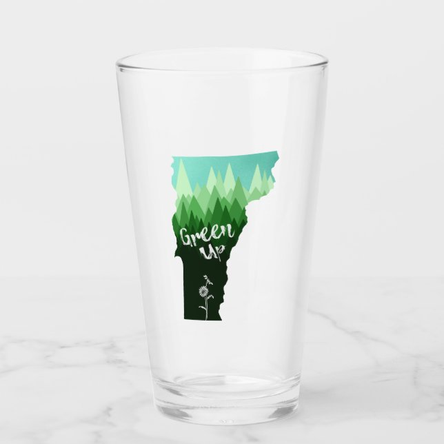 Green Up Vermont Glass (Front)