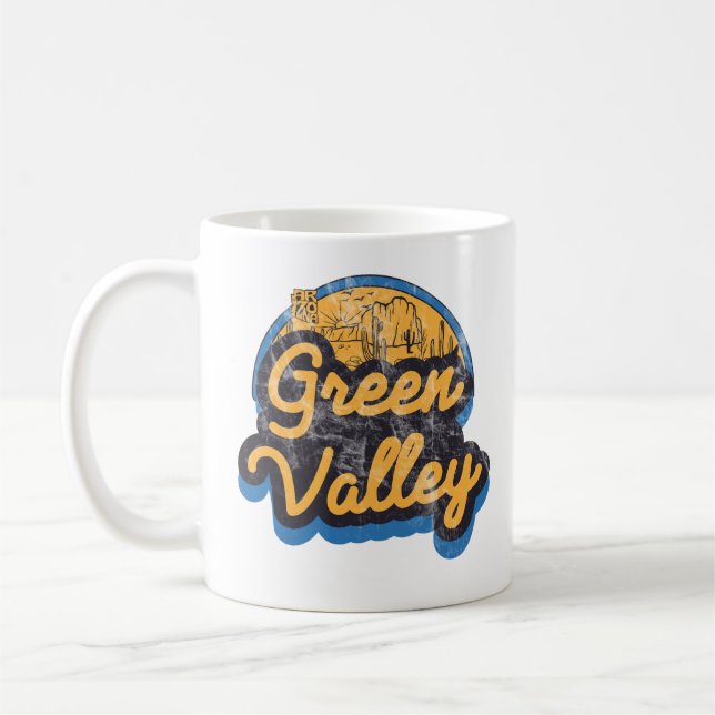 Green Valley, Arizona Coffee Mug (Left)