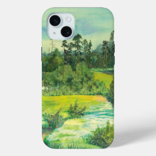 green valley iPhone 15 mini case