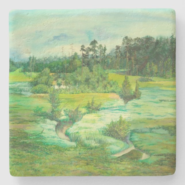 green valley stone coaster (Front)