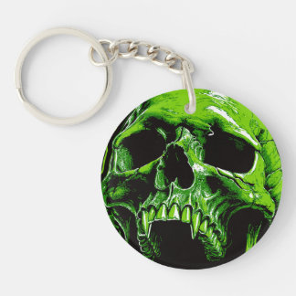 green vampire key ring