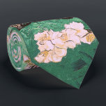 Green Van Gogh Almond Blossoms Tie<br><div class="desc">Soft Green Van Gogh Almond Blossoms Gifts for Wedding Party, Baby Shower, or Spring Party: Whether you're preparing for a wedding, special event, or simply want to express your own personal style, this tie captures the essence of Vincent Van Gogh's classic art and coordinated style. Treat your groomsmen to a...</div>