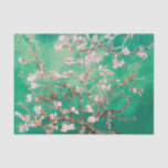 Green Van Gogh Almond Blossoms Tissue Paper<br><div class="desc">"Wrap your gifts in fine art beauty." Add sophistication to every gift with this soft green tissue paper adorned with Van Gogh’s delicate Almond Blossoms. The gentle green hue sets a calming, natural tone, making it ideal for birthdays, weddings, or any occasion where elegance matters. Perfect for elevating gift bags,...</div>