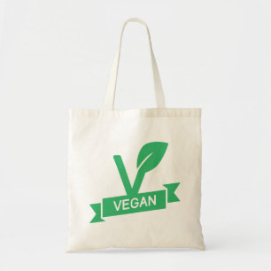 Green Vegan Vegetarian Veganism Animal Lover Quote Tote Bag