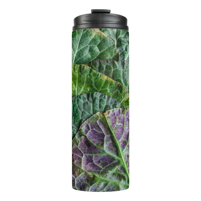 Green vegetable thermal tumbler (Front)