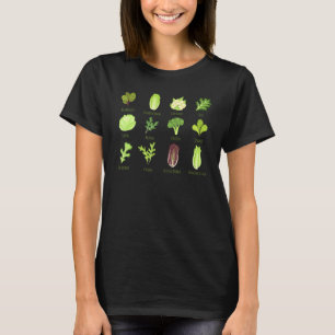 Green Vegetables Cute Healthy Salad Food Love Vegg T-Shirt