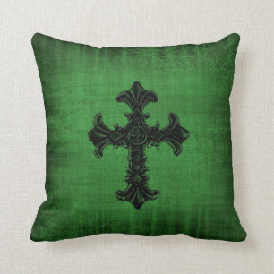 Green Velvet look Cushion