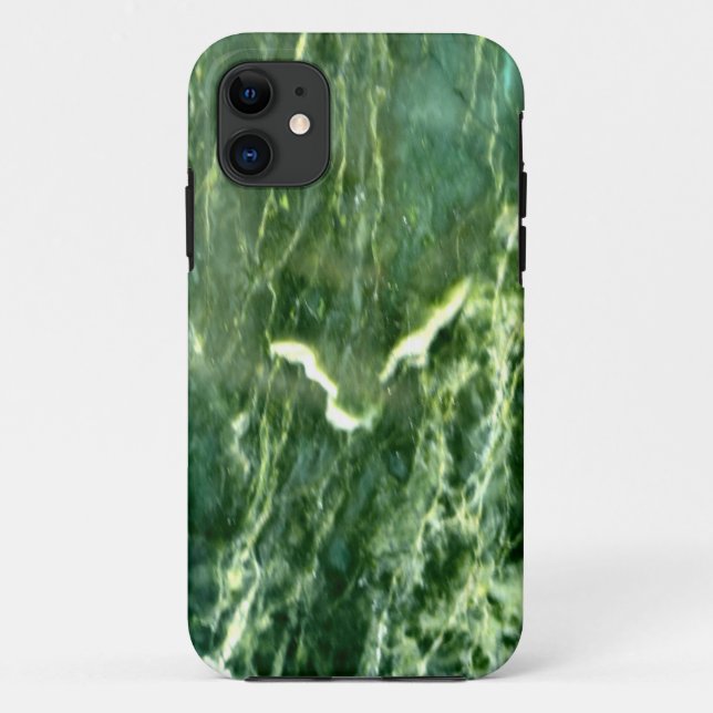 Green Verde Alpi Marble Case-Mate iPhone Case (Back)