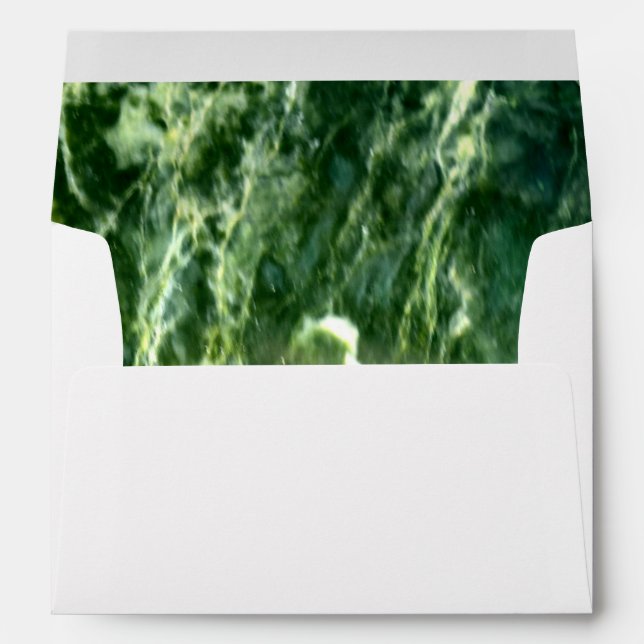 Green Verde Alpi Marble Envelope (Back (Bottom))