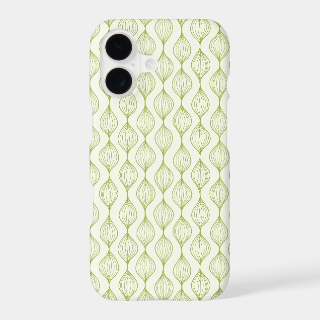 Green vertical ogee pattern background (Back)