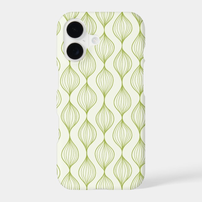 Green vertical ogee pattern background (Back)