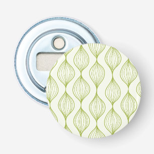 Green vertical ogee pattern background bottle opener