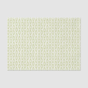 Green vertical ogee pattern background tissue paper