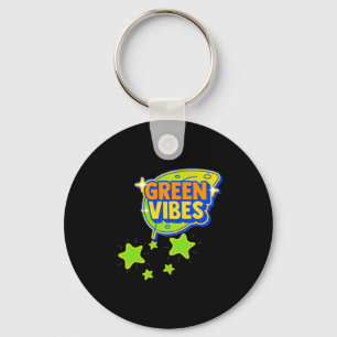 Green Vibes World Environment Day Save The Earth T Key Ring